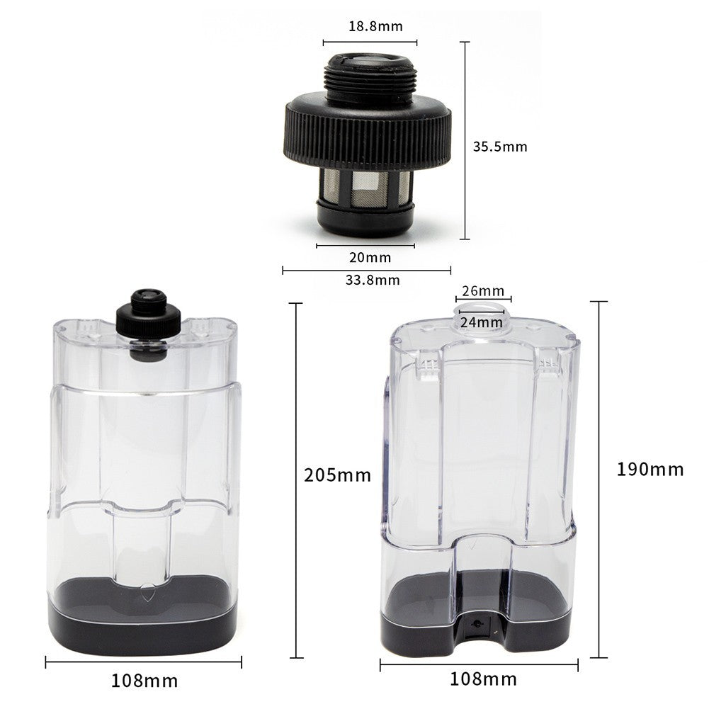 Wet Cleaning Water Tank With Lid For Mamibot For Flomo I and For Atvel F16