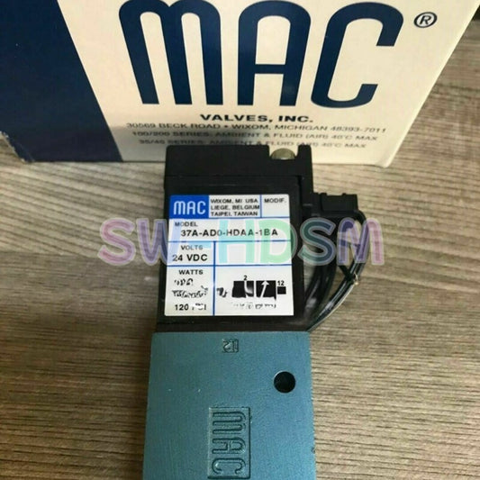 1PCS   MAC 37A-ADO-HDAA-1BA Solenoid Valve Freight Free