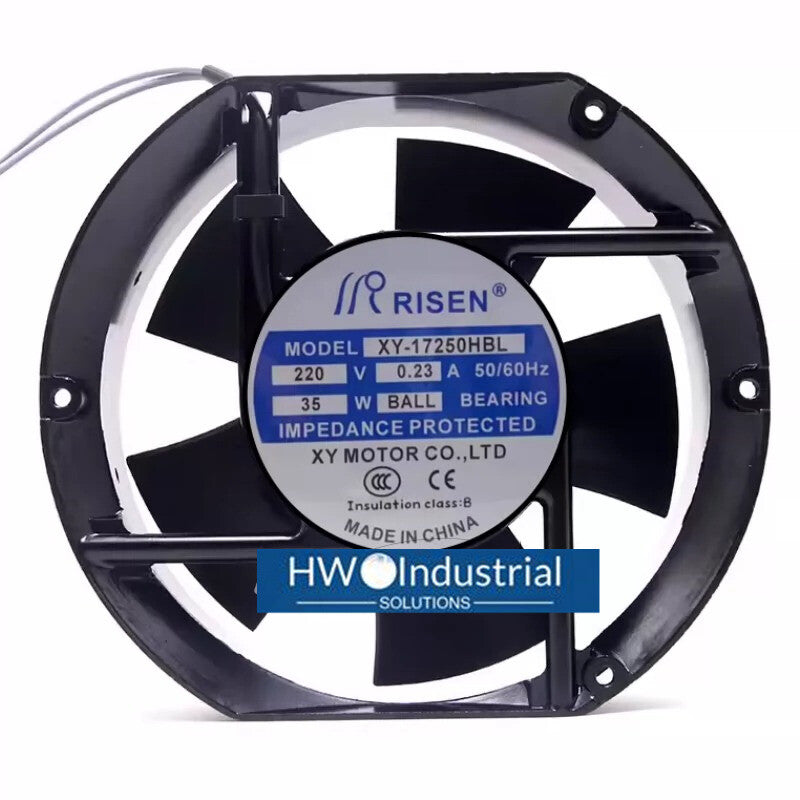 XY-17250HBL 220V 0.23A 35W 17251 17CM Machine Tool Axial Flow Cooling Fan