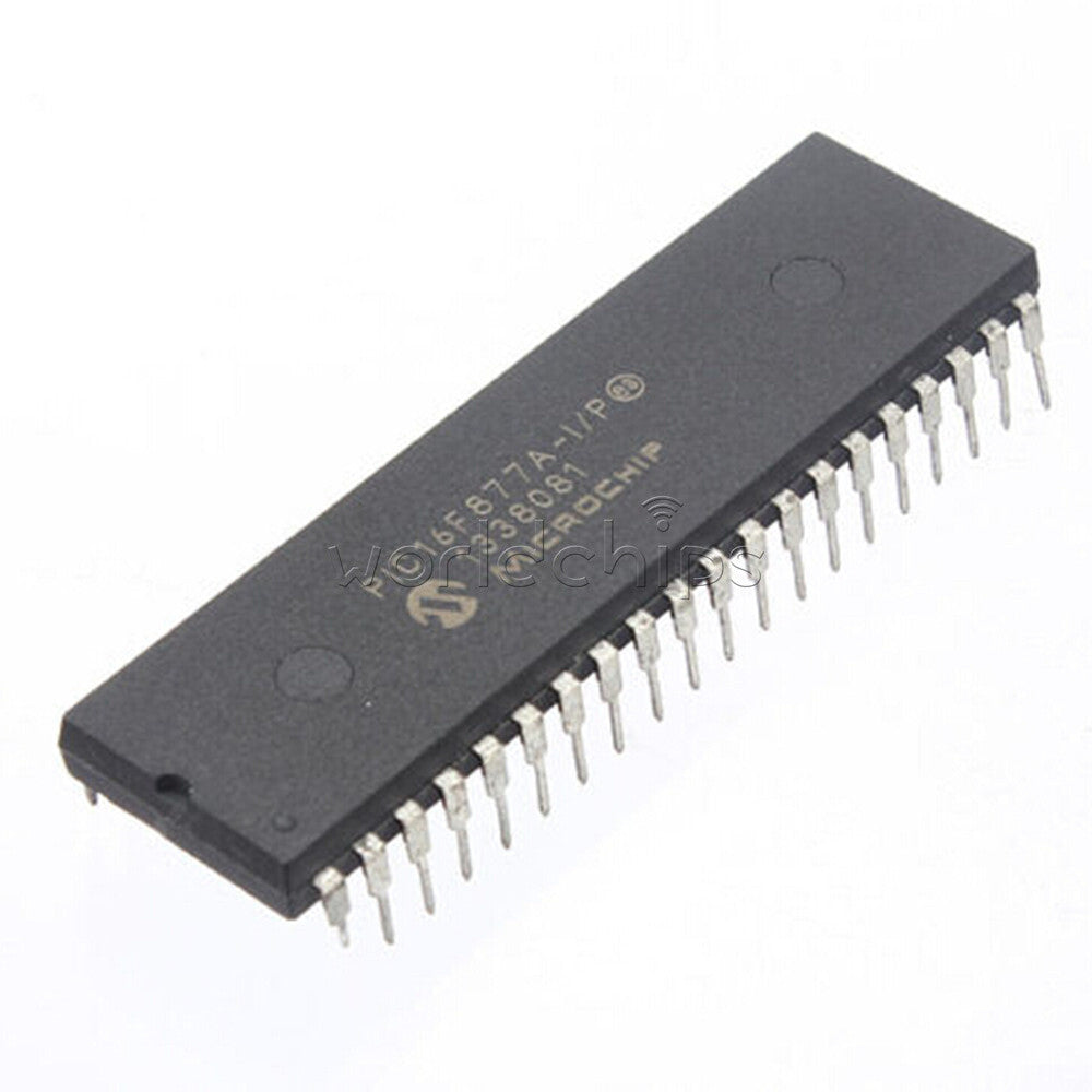 50PCS PIC16F877A-I/P DIP-40 PIC16F MC 40-pin Enhanced Flash Microchontroller
