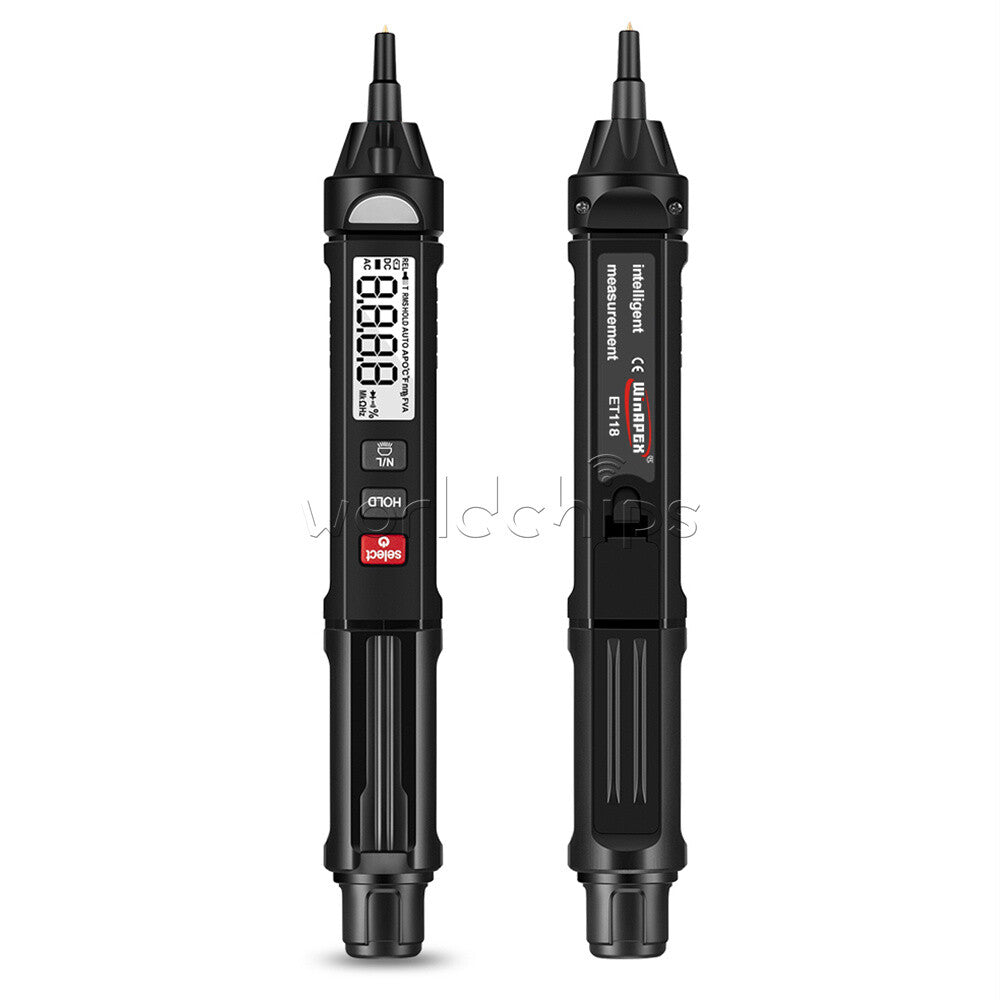 ET118 Digital Multimeter Voltmeter DC AC Resistance Diode Continuity Test