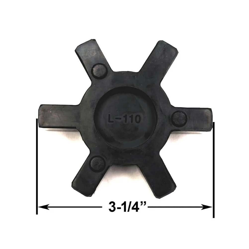 4PCS L110 Flexible NBR Rubber Spider Insert Fit L-110 for Lovejoy L-Jaw Coupling