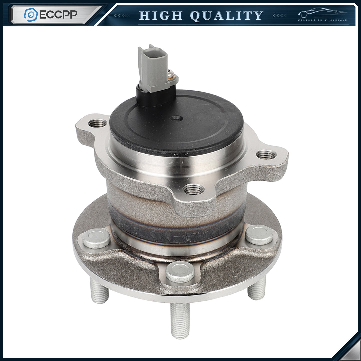 1Pc Wheel Hub Bearing Rear FWD For 2013-2019 Ford Escape with Automated Parking