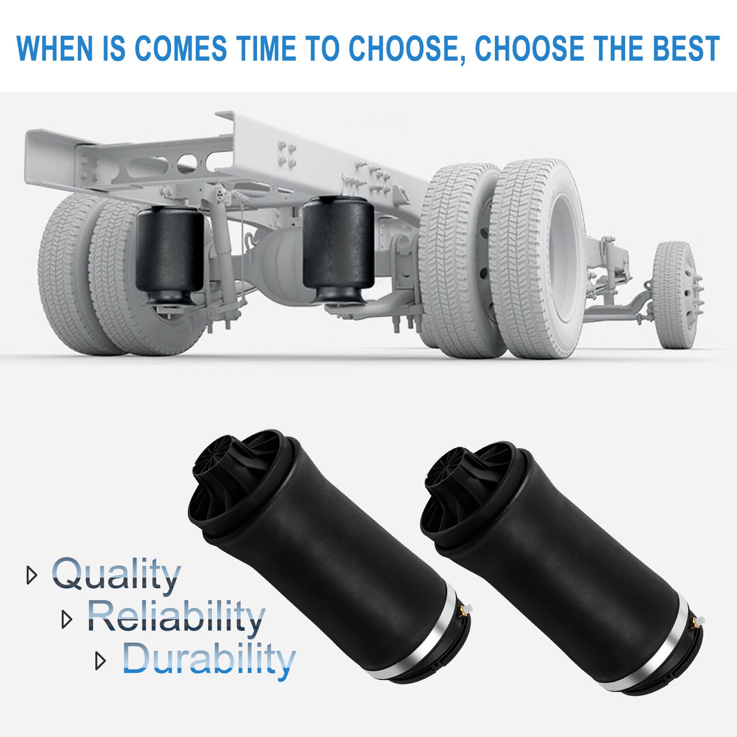 2X Rear Air Suspension Spring For Jeep Grand Cherokee Overland SRT8 2011-2016