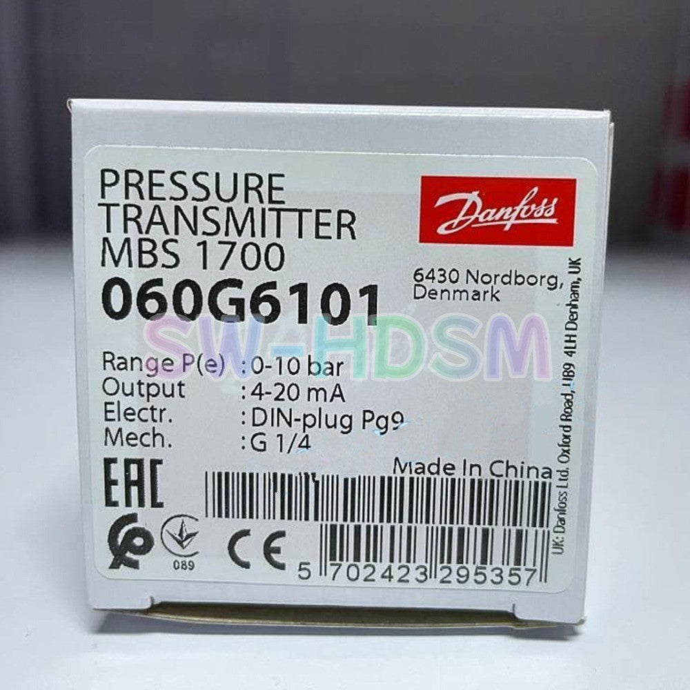 1PCS  for Danfoss MBS1700 060G6101 Pressure Transmitter Freight Free