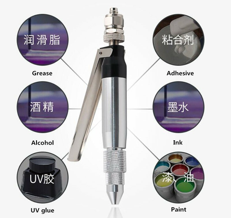 MYS10 Manual Single Liquid Glue Gun Small Flow Dispensing Valve Glue Gun 0.001CC