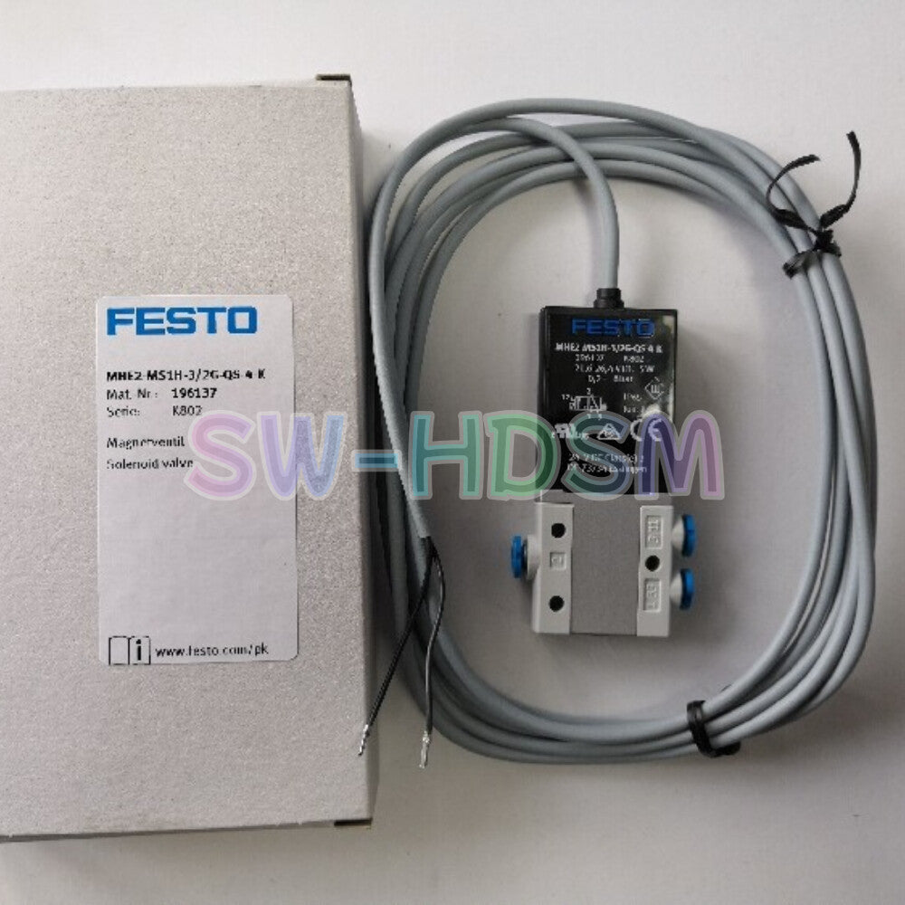 1PCS  For FESTO Solenoid valve MHE2-MS1H-3/2G-QS-4-K19613 freight free