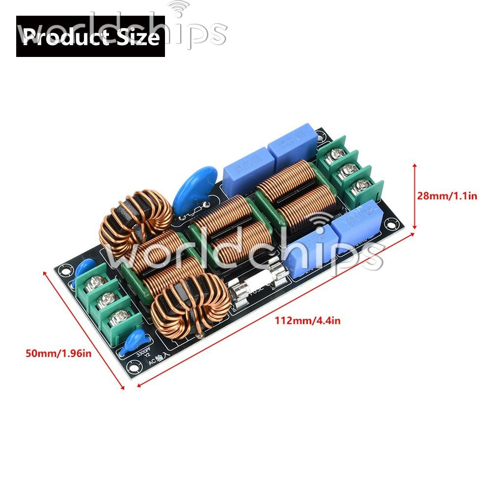 AC110-250V 4level Audio Power Supply EMI Electromagnetic Interference filter 16A