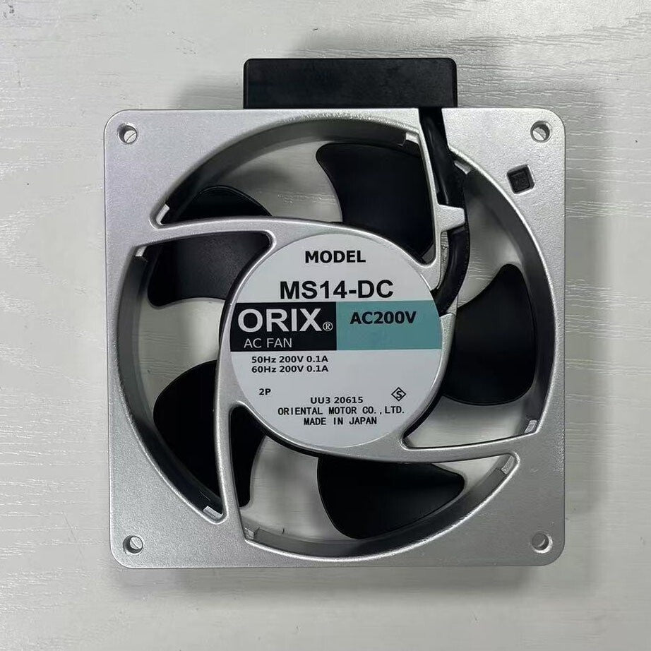 ORIX MS14-DC AC200V 0.1A 140*140*28mm 14cm AC Cooling Fan with Aluminium Frame