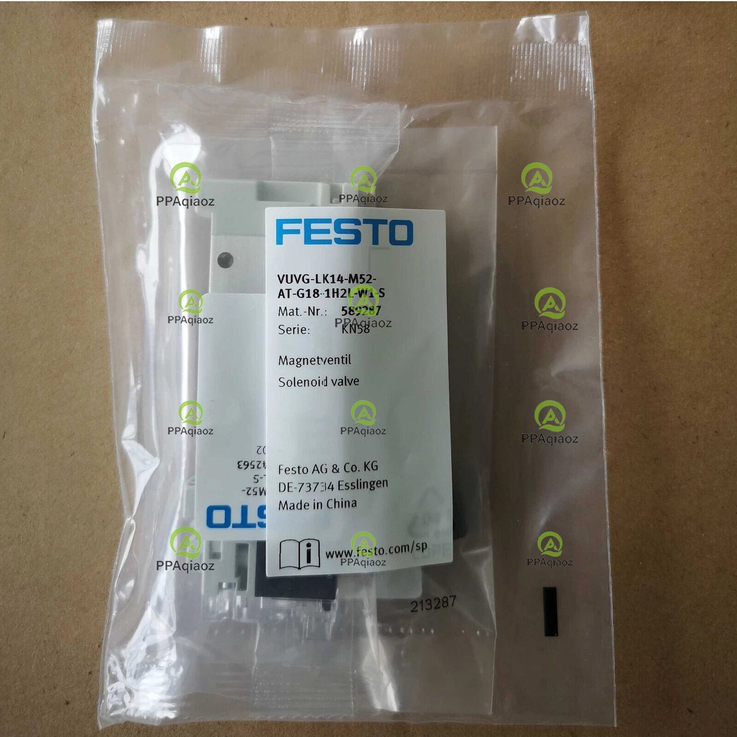 1PC  FESTO VUVG-LK14-M52-AT-G18-1H2L-W1-S 589287 Solenoid Valve Free Shipping