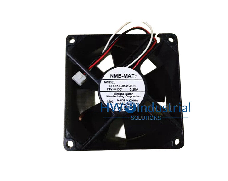 NMB 8032 8CM 3112KL-05W-B69 3-wire 24V 0.28A Inverter Cooling Fan
