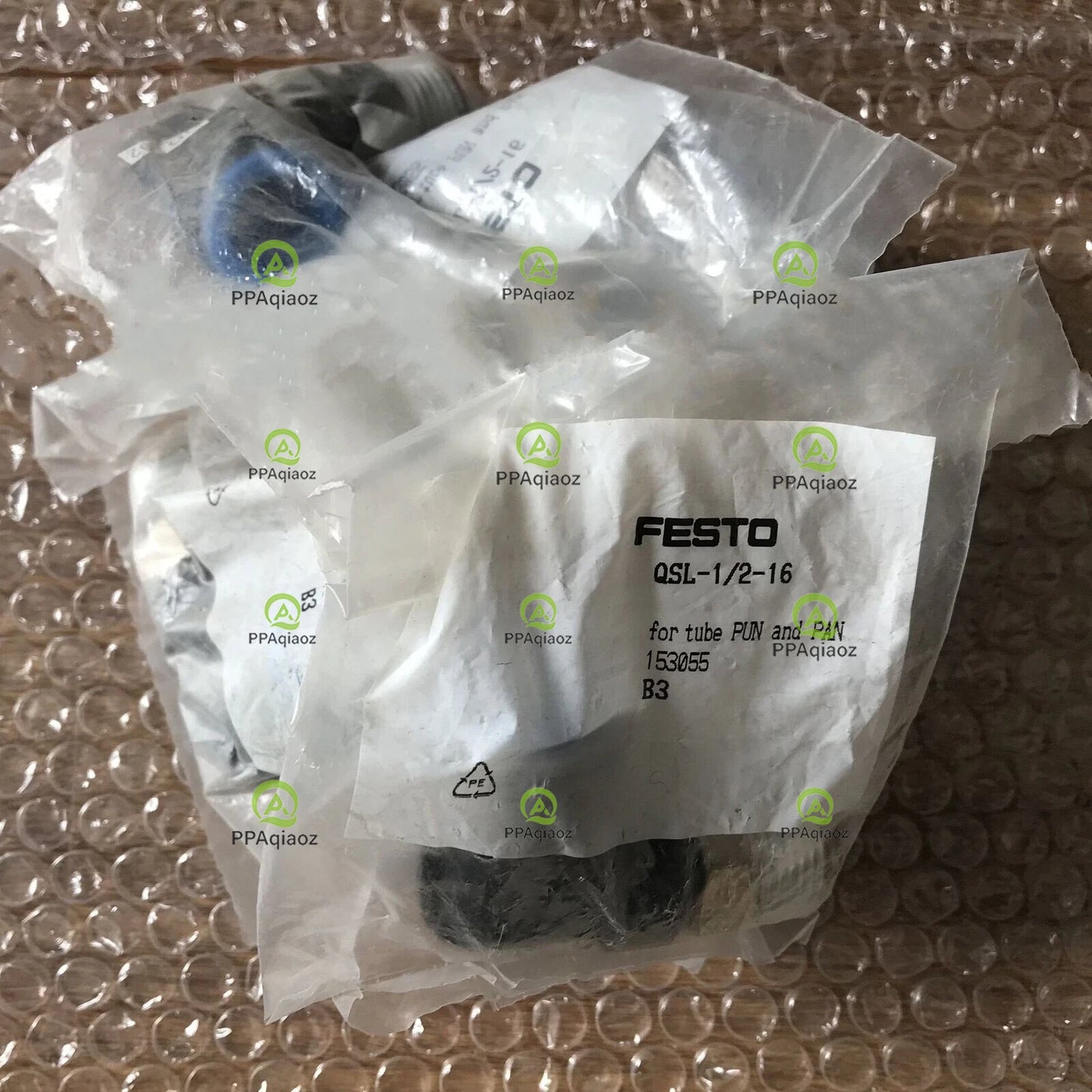 10PC  FESTO QSL-1/2-16 153055 Connect Fitting Connectors Free Shipping