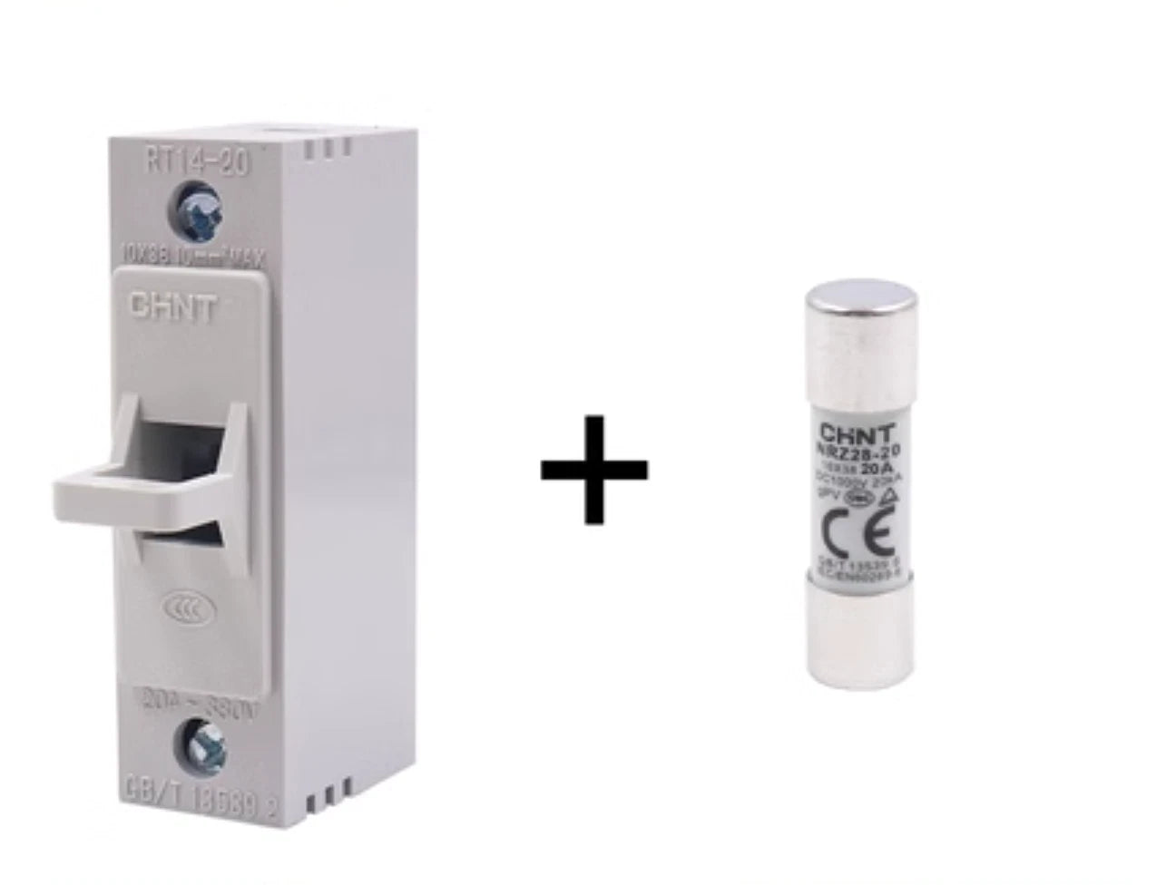 1 PCS  CHINT base with fuse RT14-20 20A Free Shipping #P