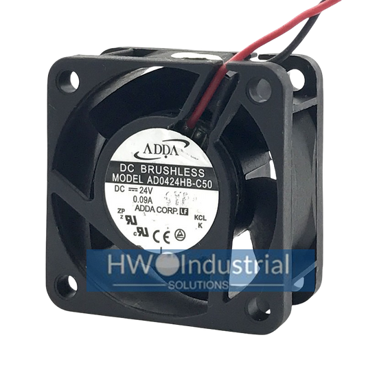 1PC AD0424HB-C50 4020 4CM 24V 0.09A ADDA Computer Cooling Fan