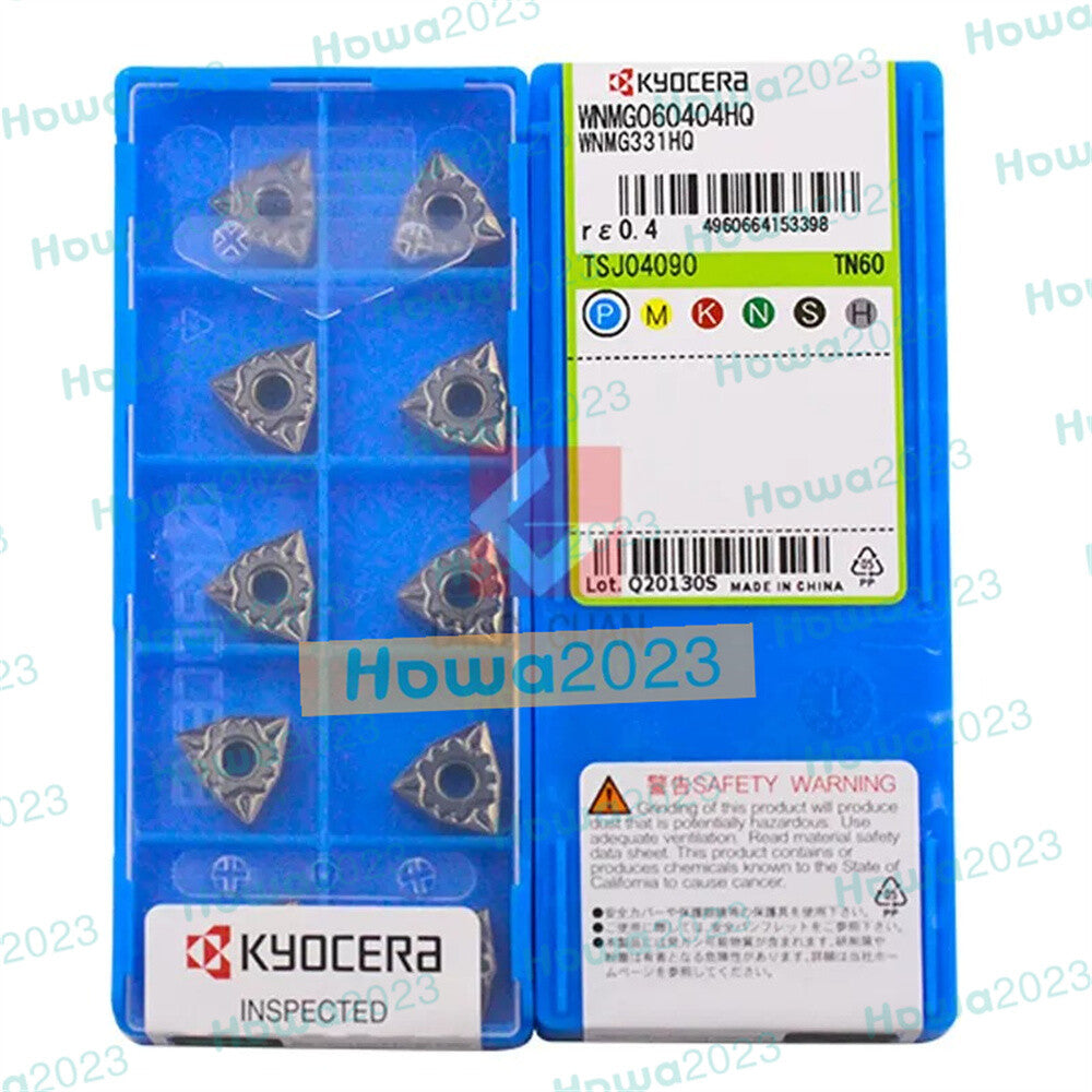 10Pieces/Box Kyocera WNMG060404HQ TN60 WNMG331HQ Carbide Inserts Turning Blade