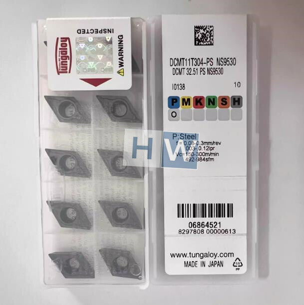 Box/10PCS Tungaloy Diamond CNC Blade DCMT11T304-PS NS9530