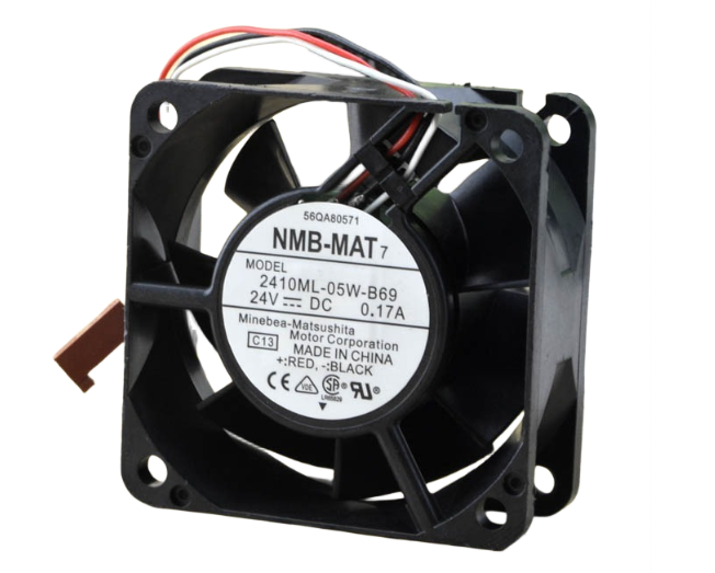 1PC NMB-MAT 2410ML-05W-B69 CASE Cooling Fan DC 24V 0.17A 60*60*25mm 3pins 3wires