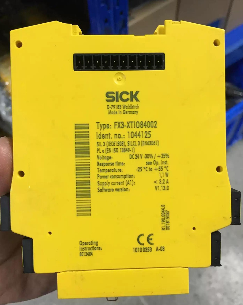 1PCS SICK FX3-XTIO84002 Flexi Soft I/O Controller Module 1044125