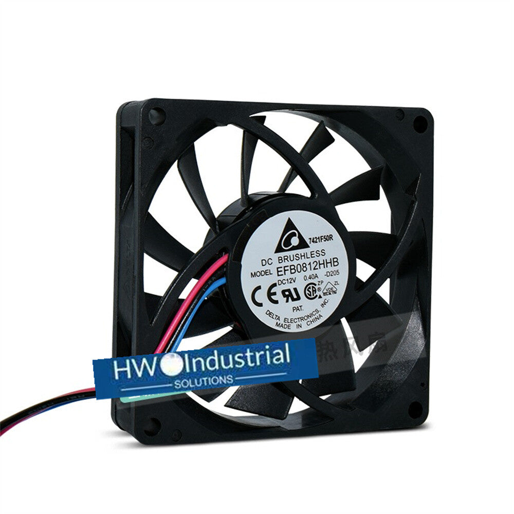 1/piece Delta EFB0812HB 12V 0.4A 8015 8CM Chassis CPU High Air Flow Cooling Fan