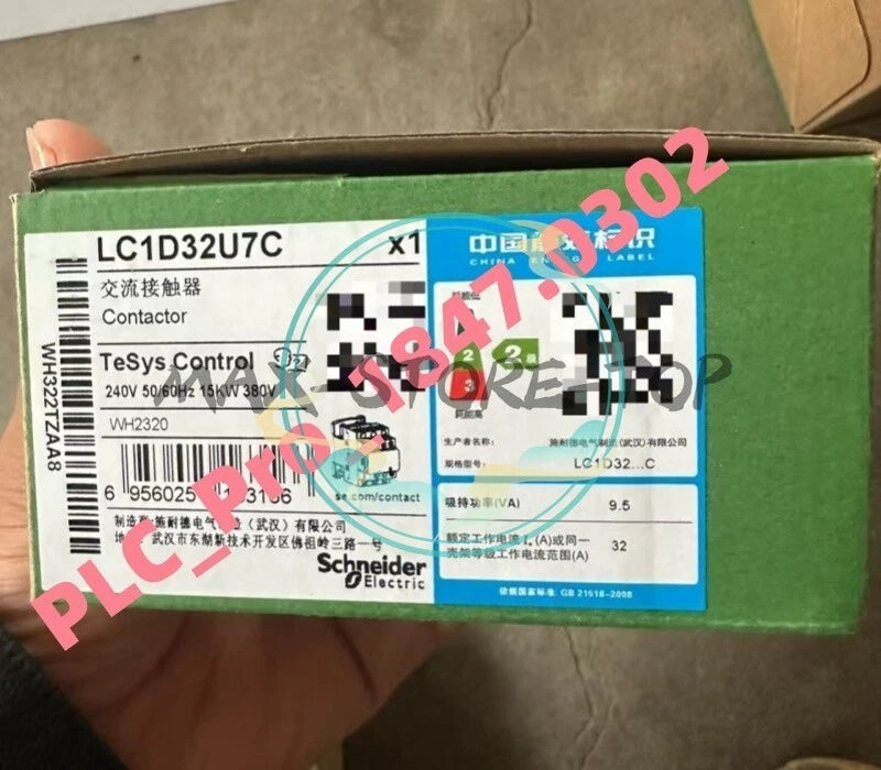 1PCS   Schneider LC1D32U7C Contactor 240VAC 3Poles 32A Fast delivery