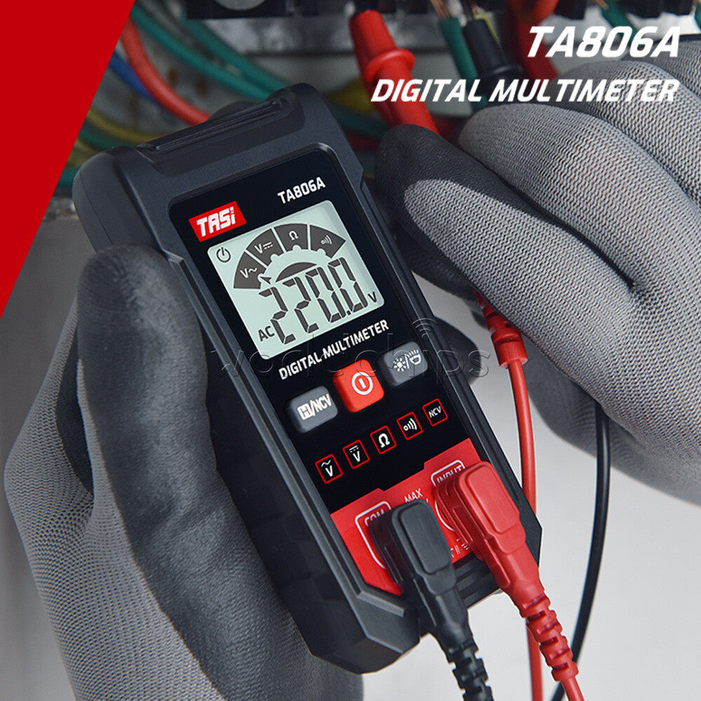 TA806A Multimeter Digital AC/DC Voltage Meter Automatic Resistance Tester