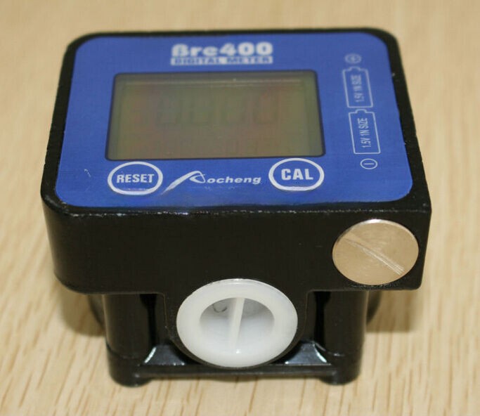 LCD 5-digital Oil fuel oval 1/2'' gear flow meter Diesel gasoline kerosene