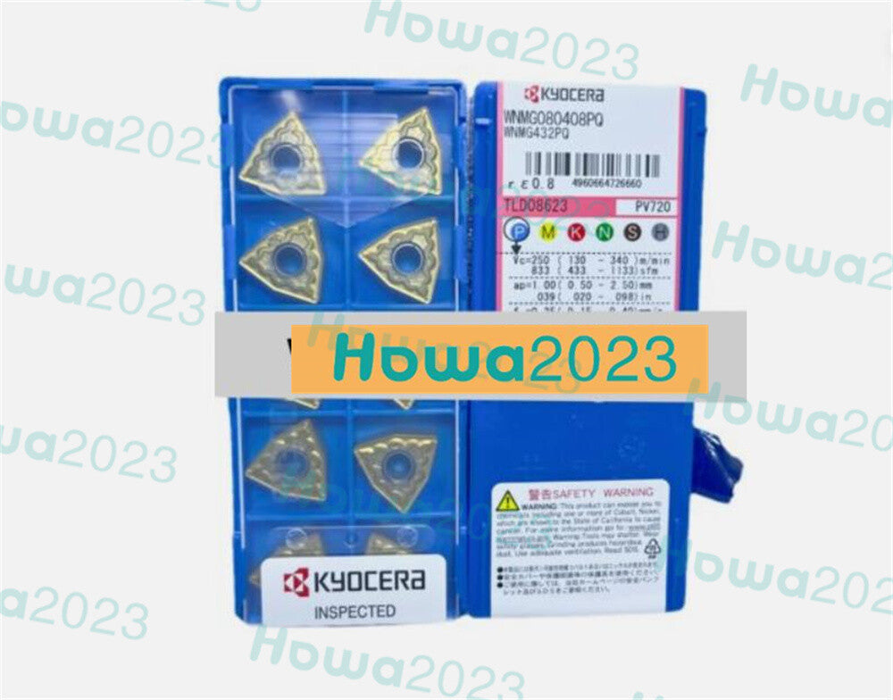 10pcs/Box KYOCERA WNMG080408PQ PV720 WNMG432PQ Turning Blade Carbide Inserts