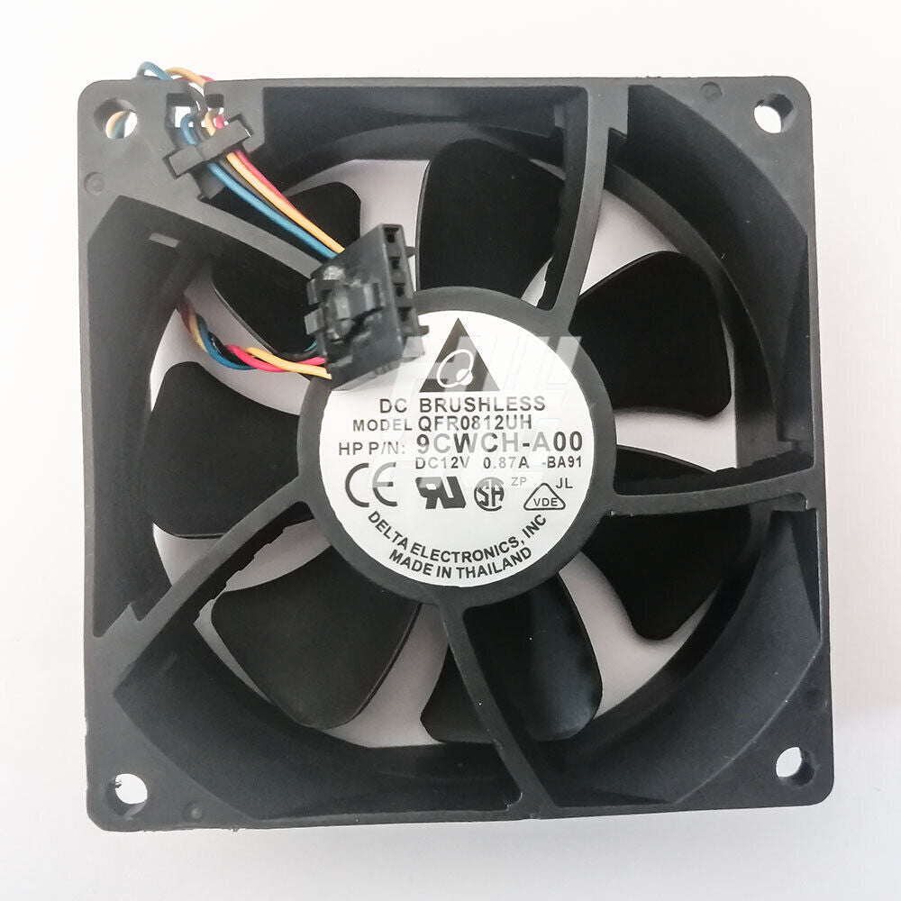 1PC DELTA QFR0812UH 9CWCH-A00 8CM 12V 0.87A 4-wire PWM cooling fan