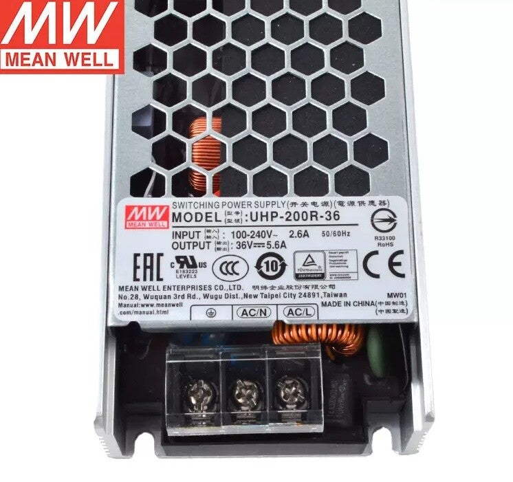 1/piece UHP-200R-36 36V 5.6A MEAN WELL Switching Power Supply