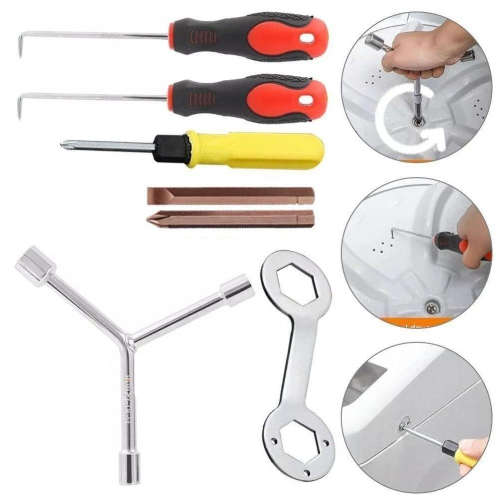 Easy Use Washing Machine Inner Drum Repair Tool Kit with Magnetic Screwdriver
