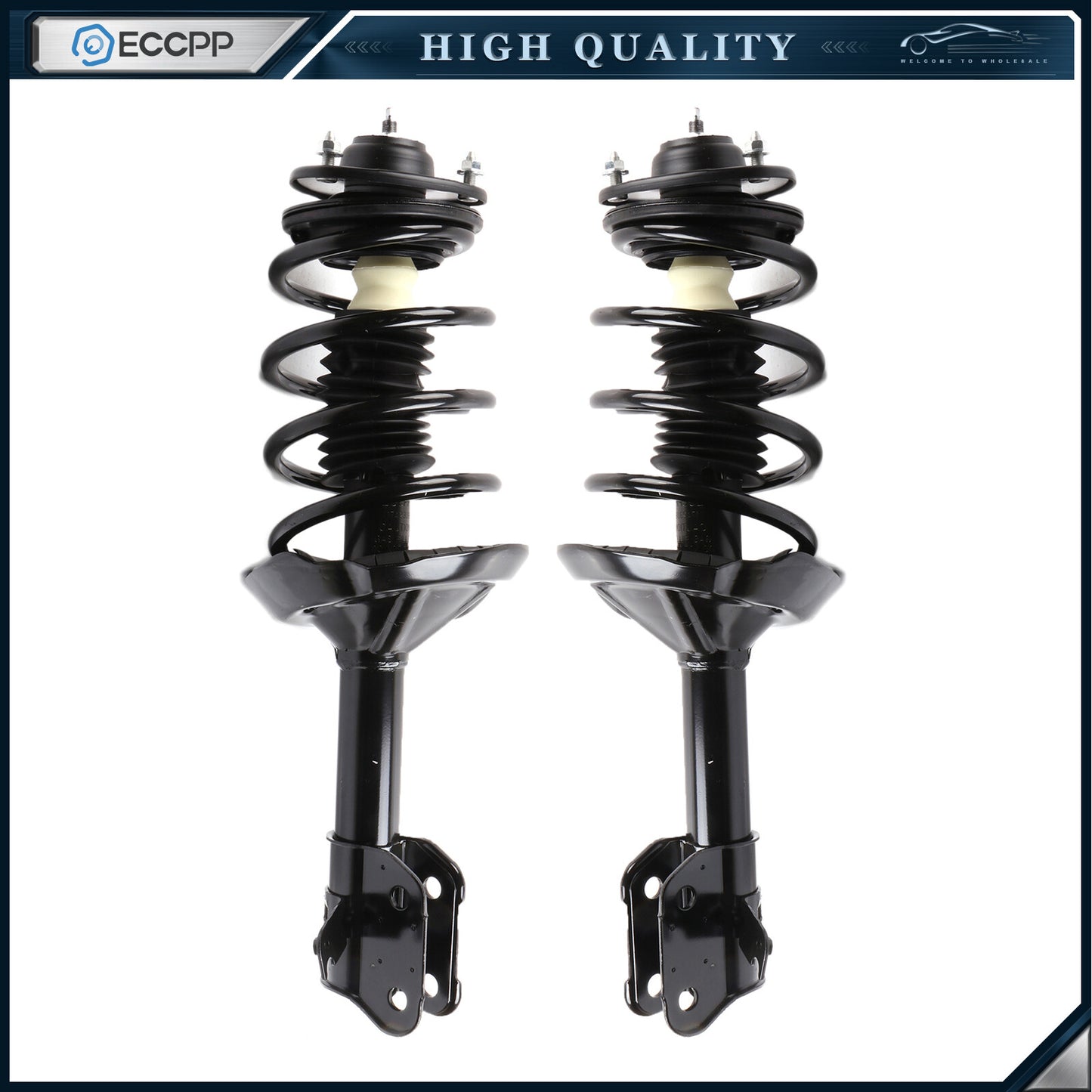 For Honda Odyssey 2005 2006 2007 Front 2x Complete Struts & Coil Spring Assembly