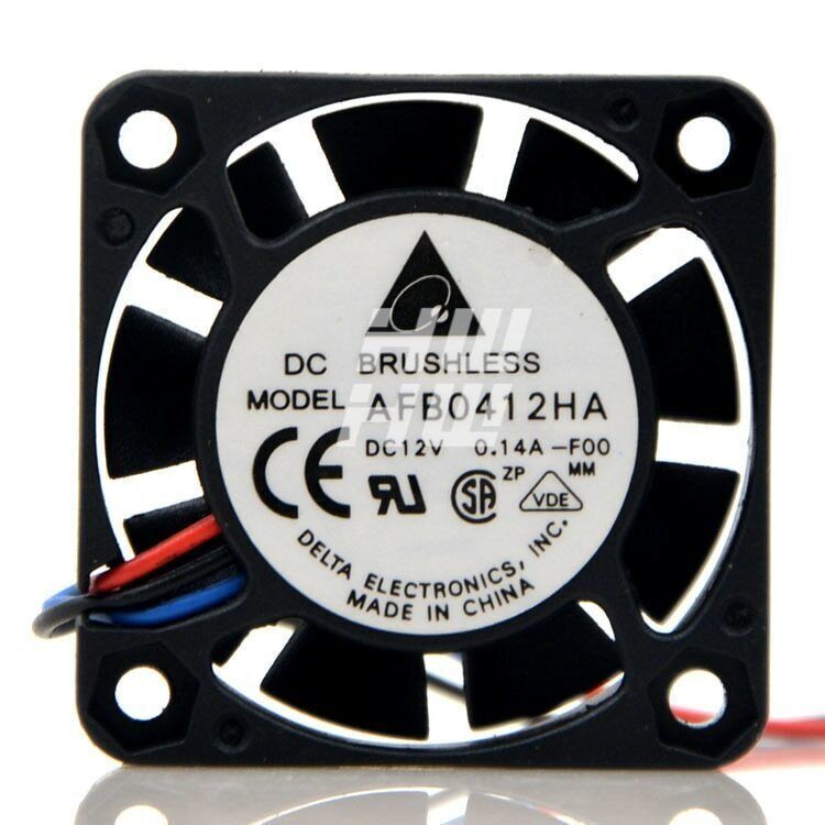 Delta AFB0412HA DC 12V 0.14A 4CM 4010 40x40x10MM two ball bearing cooling fan