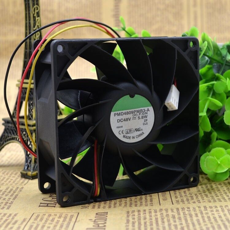 1 PCS SUNON Fan PMD4809PMB3-A DC 48V 5.8W 9038 9CM 3 PIN