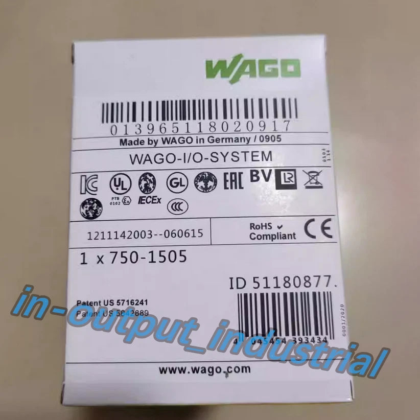 WAGO 750-1505 16-Channel Digital Output PLC Module#P