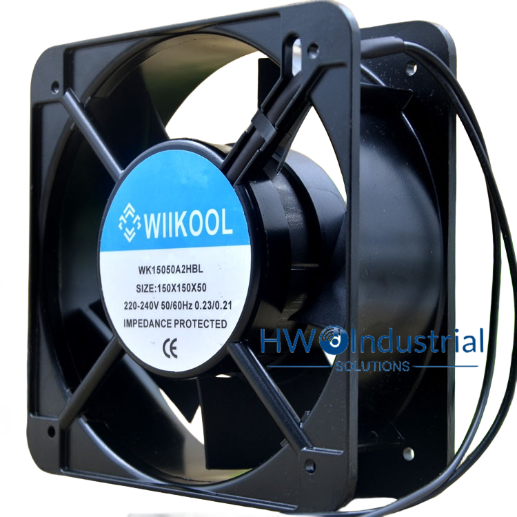 WIIKOOL WK15050A2HBL 15CM 220V 15050 AC Cooling Fan 2-wire