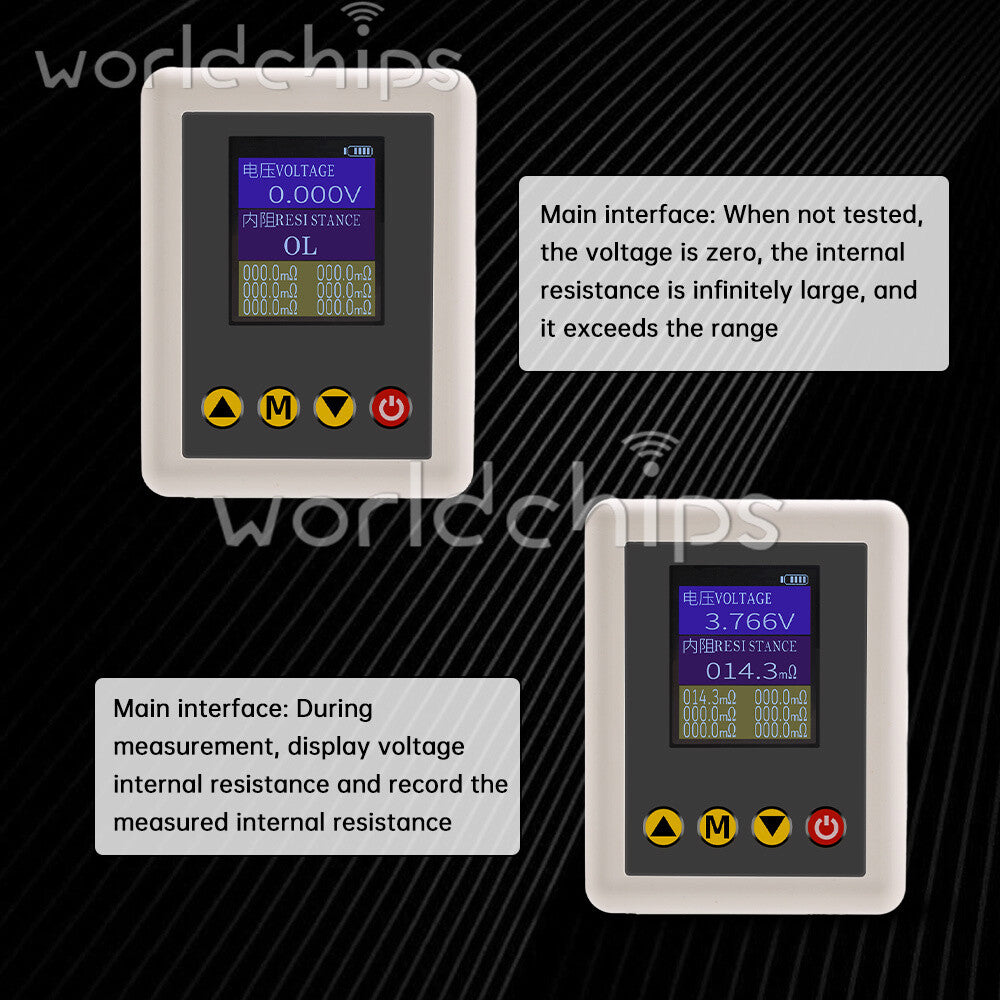 TS4520 Voltage Internal Resistance Tester Digital Car Battery Capacitor Tester