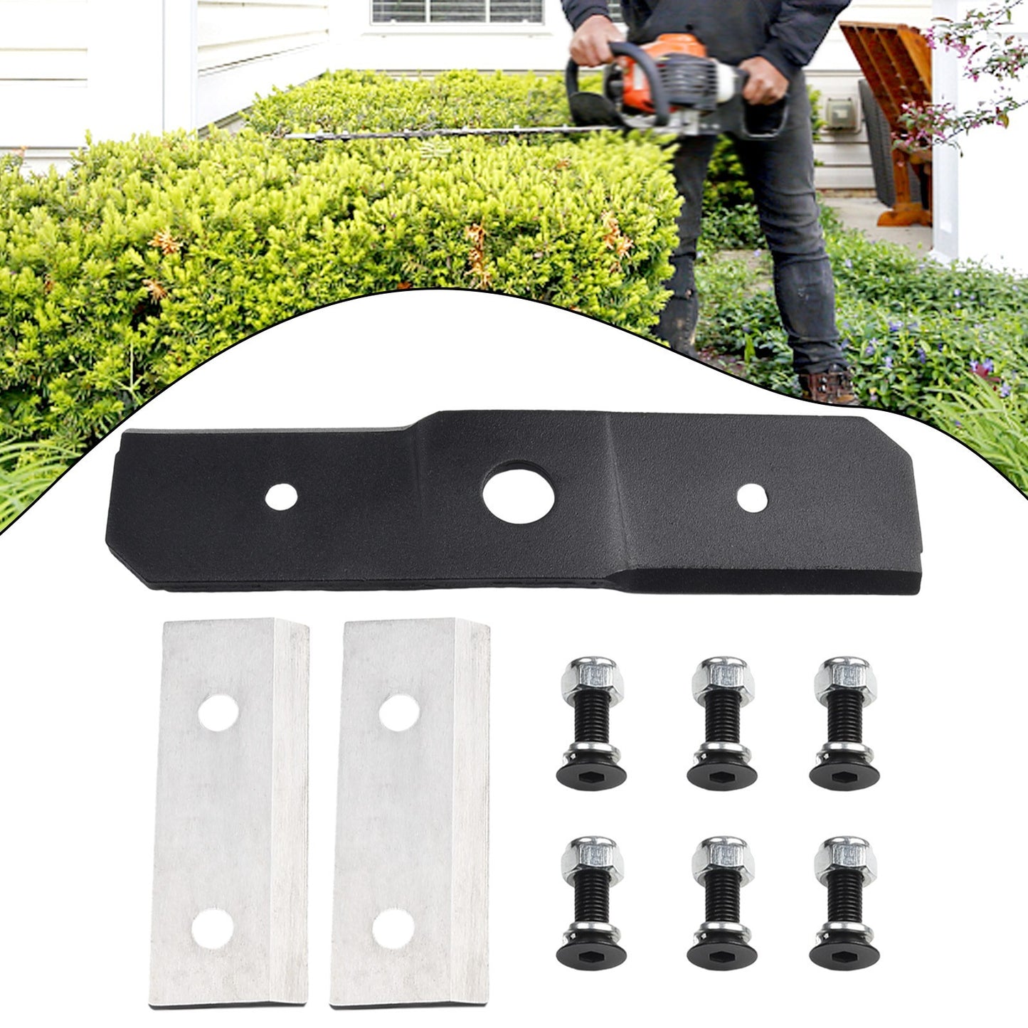 2PCs Chipper Blades 1PC Shredder Blade 2- 742-0544 742-04050 Garden Tools