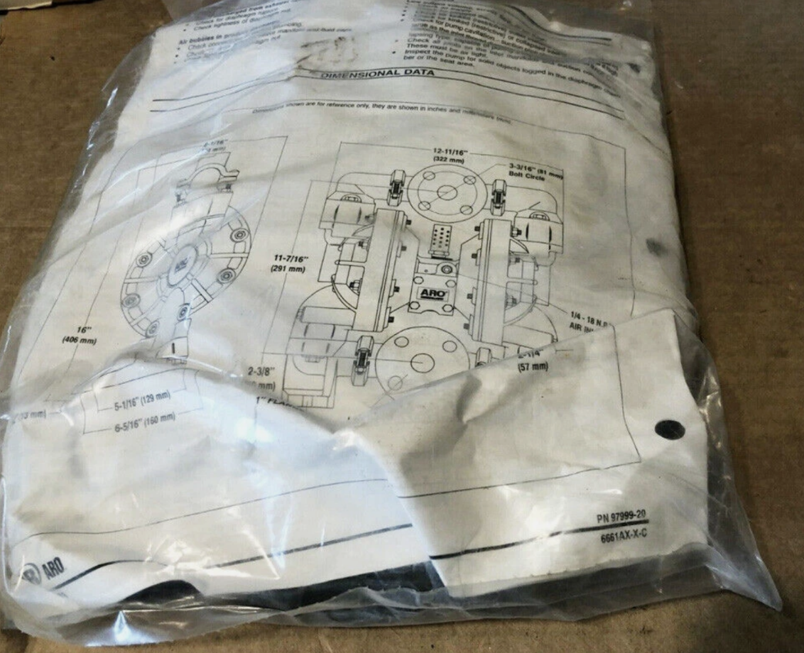 ARO 637161-11-C Diaphragm Pump Repair Kit 63716111C Free shipping