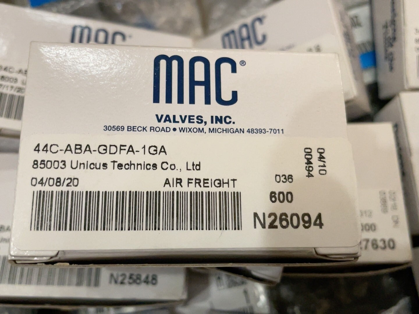 1pc  freeshiping MAC 44C-ABA-GDFA-1GA