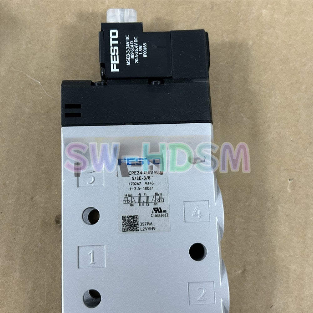 1PCS   Festo Solenoid Valve CPE24-M1H-5/3E-3/8 170267 Freight Free