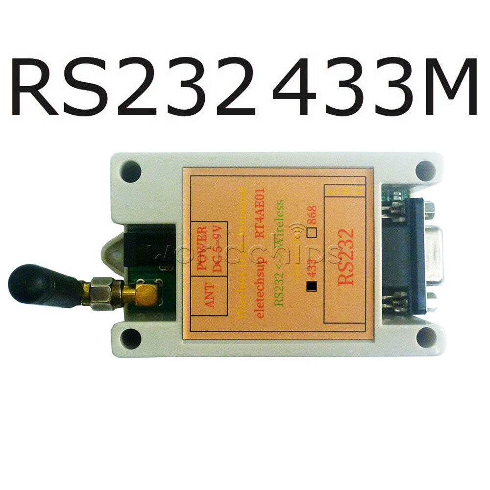 RS485 RS232 Wireless Transceiver 433M 868M Serial Data Transmission Module