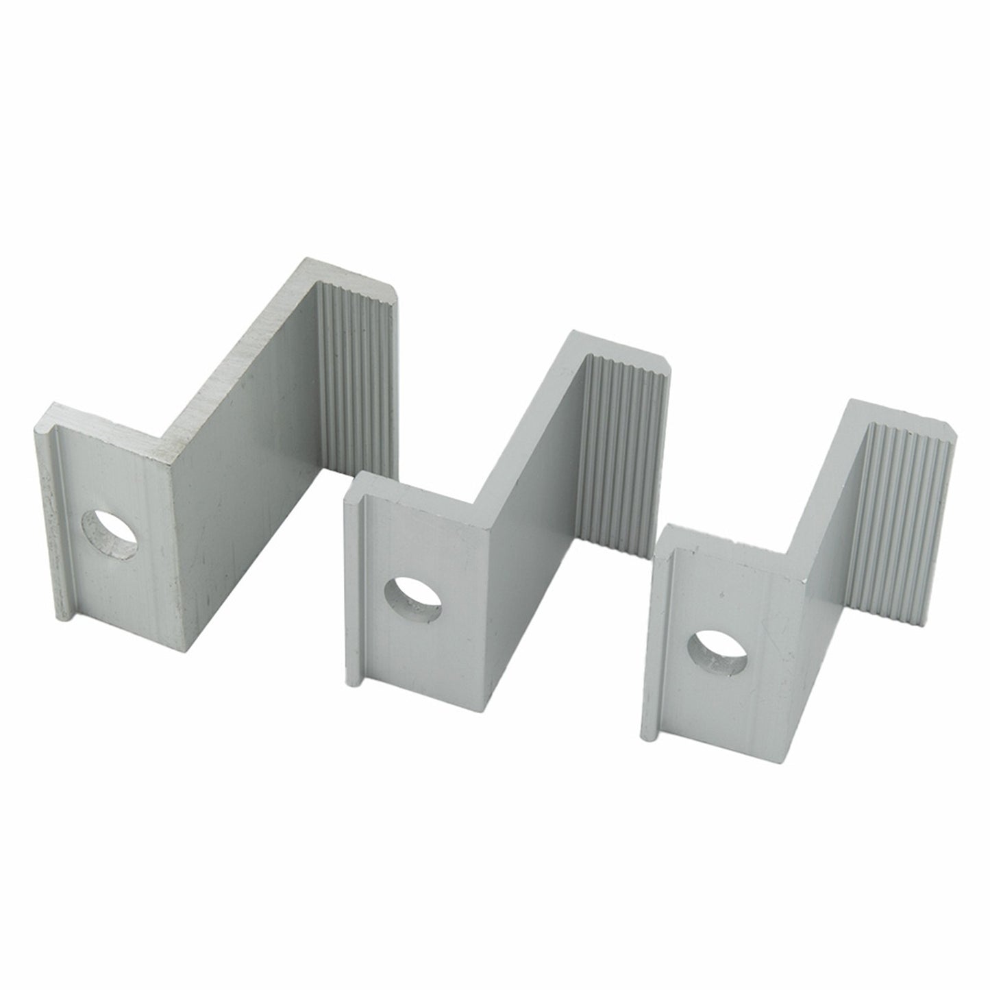 10Pcs End Clamp 4 Types PV End Clamp Photovoltaic Solar Panel Mount