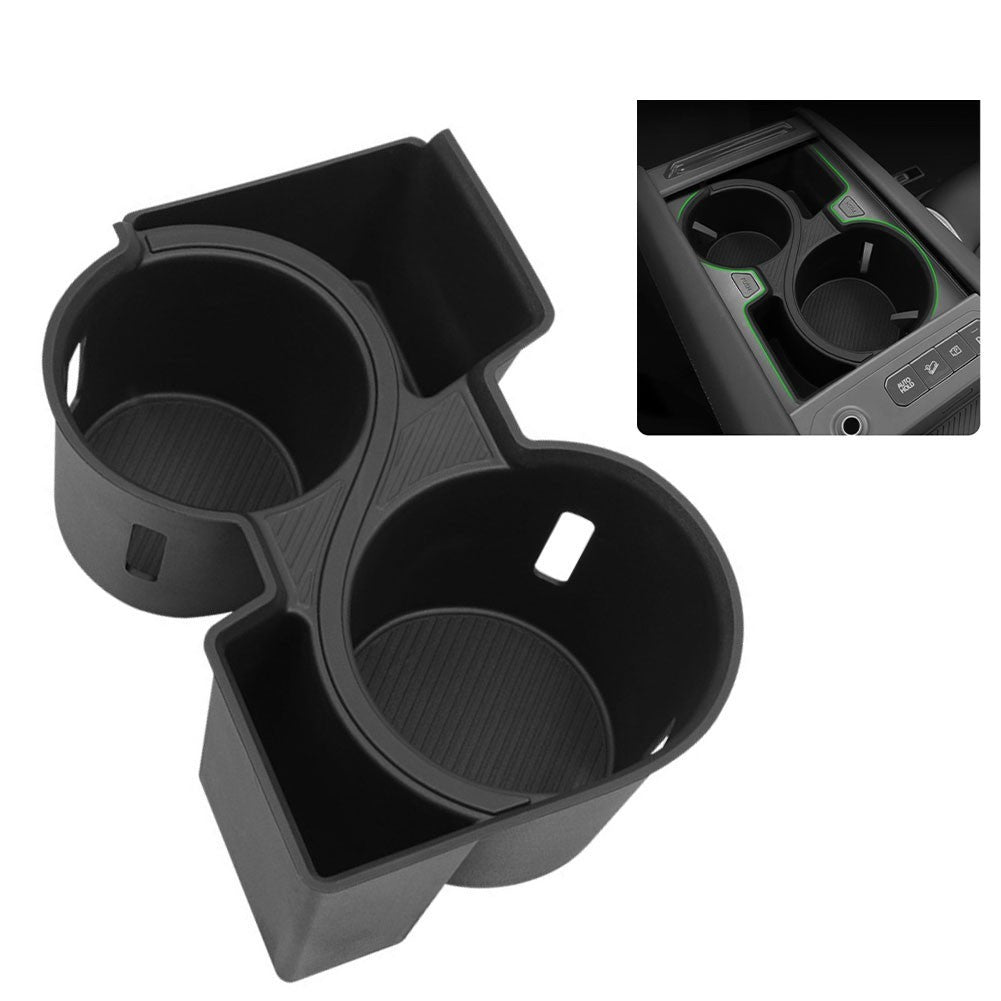 For Kia For EV9 2024 2025 Center Console Storage Organizer Tray Black TPE