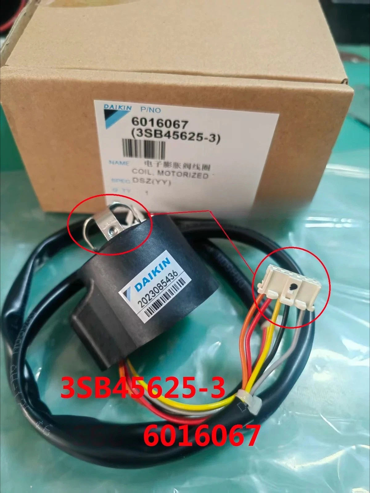 1PCS  FOR Air conditioner electronic expansion valve coil 6016067 3SB45625-3