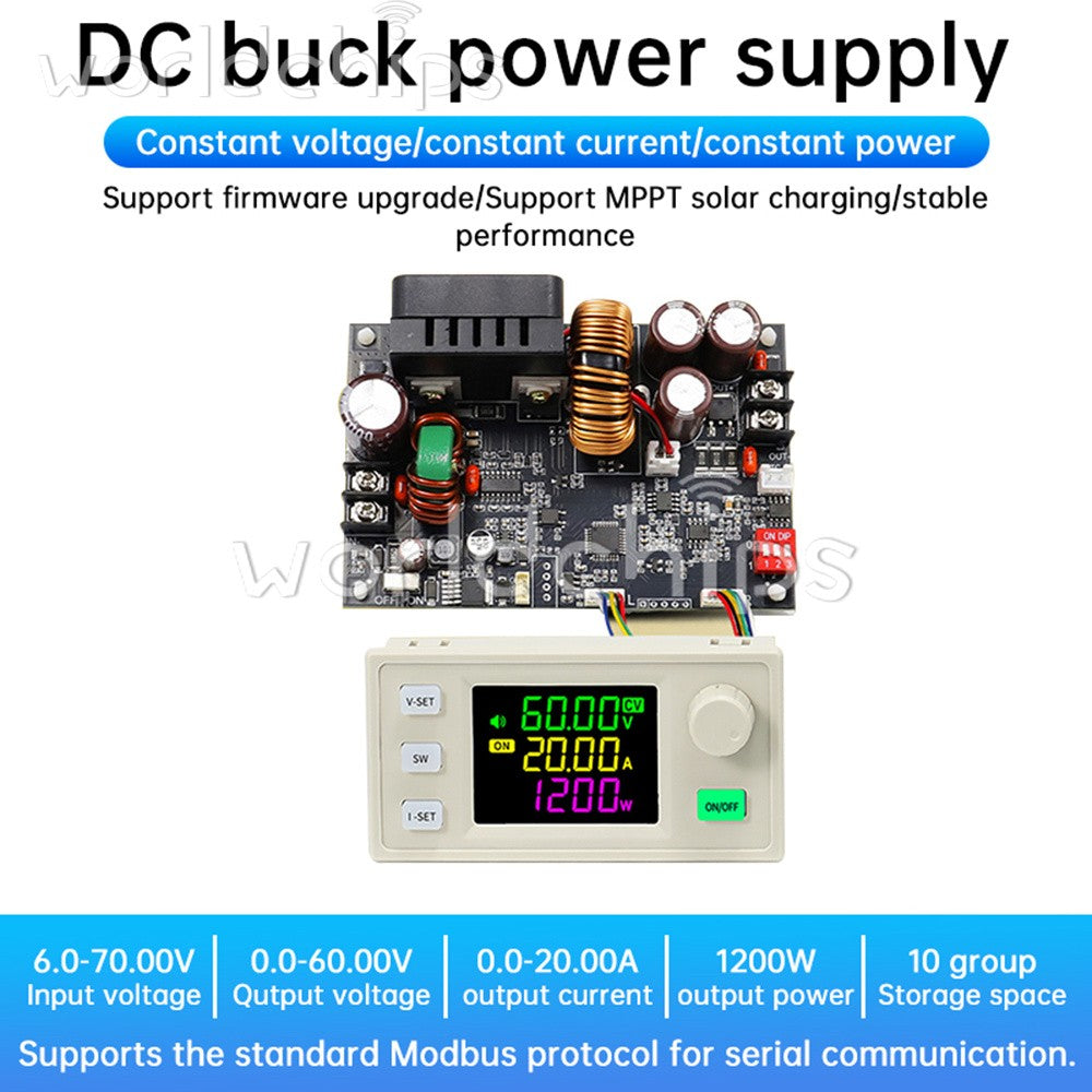 4* XY6020LV CNC Adjustable Volt Regulator DC Buck Power Supply Module 20A/1200W