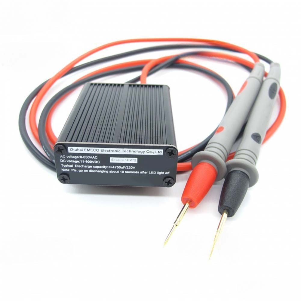 User Friendly High Voltage Capacitor Discharger with LED and Buzzer Features
