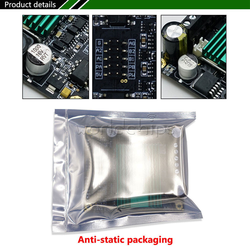 100A DC Motor Drive Module High Power Motor Speed Control Dual Channel H-bridge