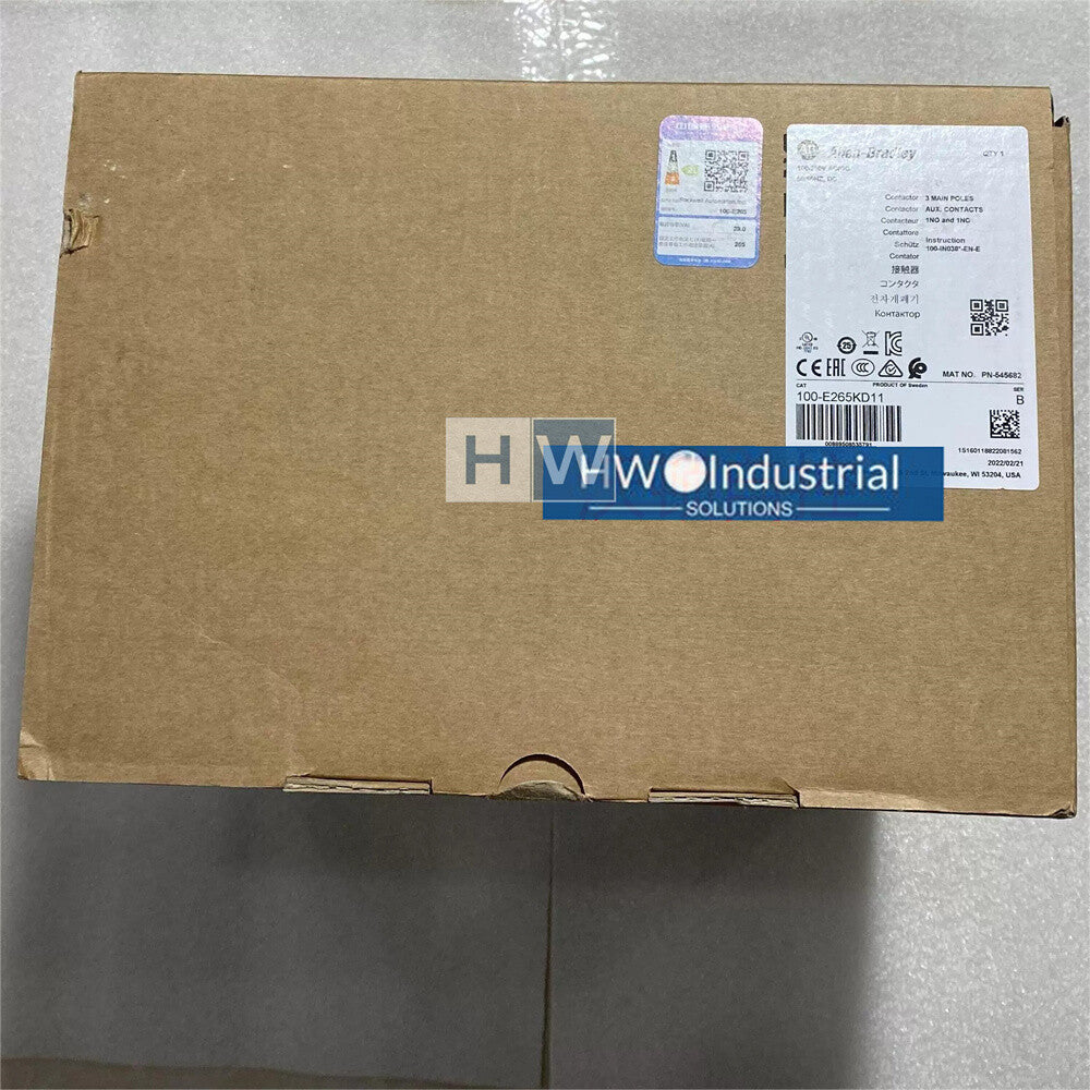 1/piece  100-E265KD11 100-250V Coil Voltage Contactor