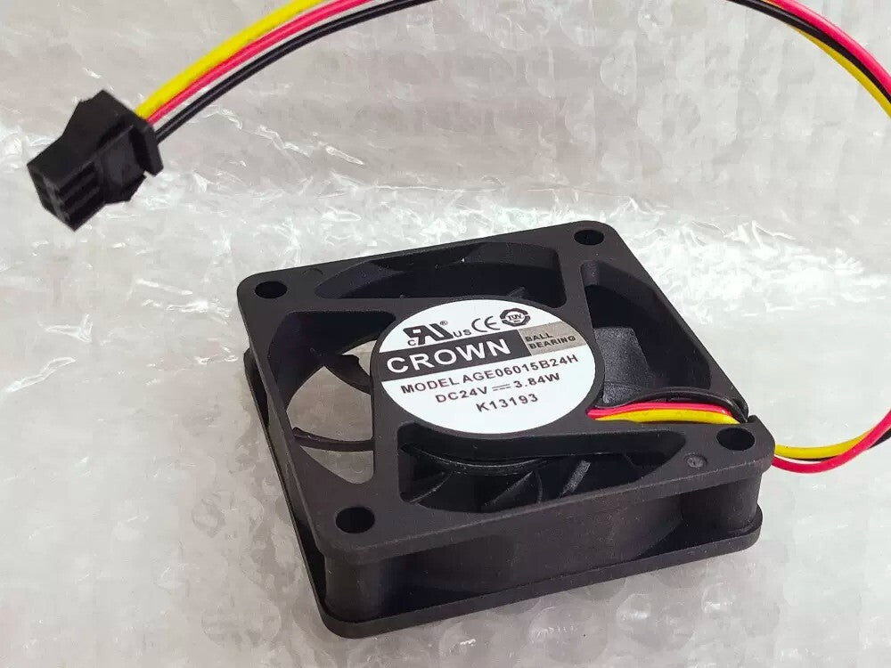 CROWN AGE06015B24H DC24V 3.84W 6015 6CM Light Cooling Small Fan