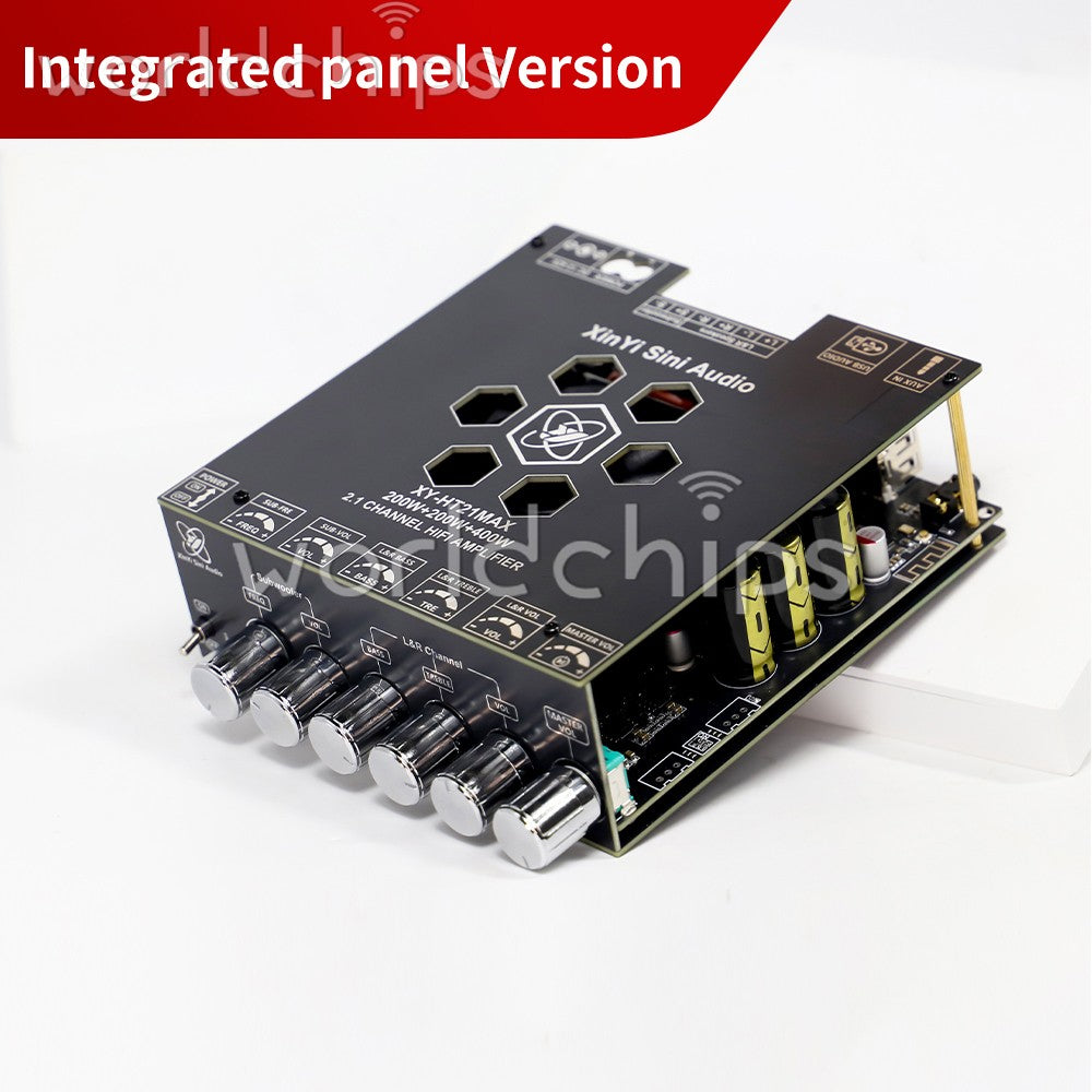 HT21MAX Upgraded 2.1CH BT Audio Amplifier Board 200W *2+400W Dual-core TPA3223